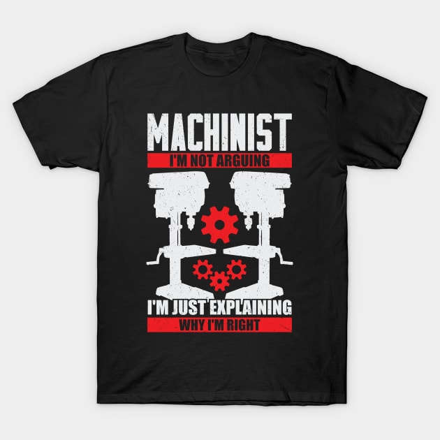 Funny machinist shirts deals